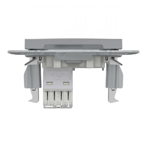 EPH4300162 Розетка компьютерная cat.5e UTP RJ45 сталь Asfora Schneider Electric
