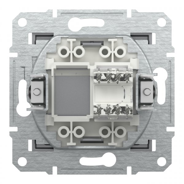EPH4300162 Розетка компьютерная cat.5e UTP RJ45 сталь Asfora Schneider Electric