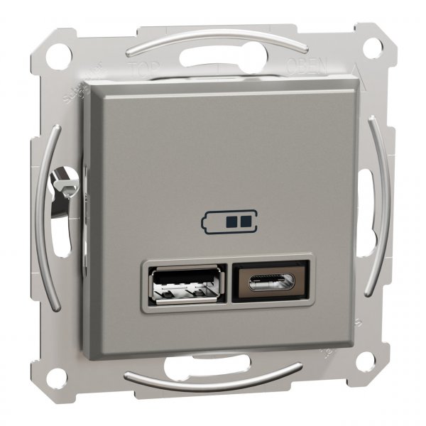 EPH2700369 USB розетка тип А+С 2,4A бронза Asfora Schneider Electric