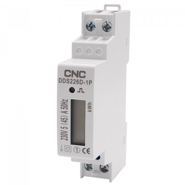 Лічильник електроенергії однофазний DDS226D-1P 45А LCD дисплей CNC