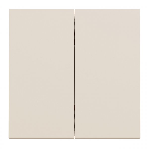 NU321344 Unica New Переключатель 2-клавишный, 2 х сх. 6, 10А, 2 модуля, бежевый Schneider