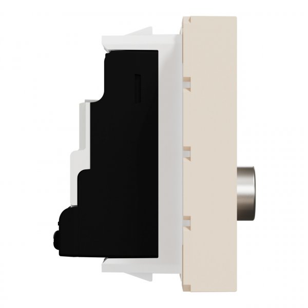 NU346244 Unica New Розетка TV одинарна, 2 модуля, бежевий Schneider