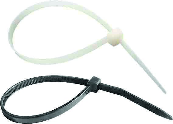 Кабельний Хомут Хс 4mm х 200mm (100шт.) пластиковий білий Electro