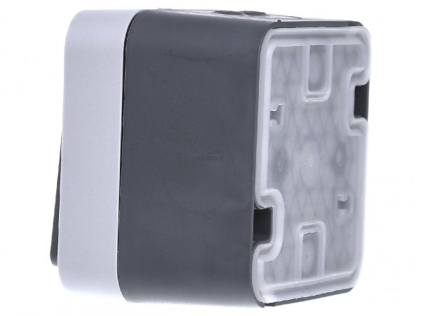 30763505 Переключатель IP55, серый, 10АX/250В W.1 Berker